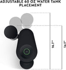 De'Longhi Nespresso VertuoPlus Coffee & Espresso Single-Serve Machine and Aeroccino Milk Frother in Black (ENV150BMAE)