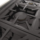 Kucht 36-Inch Propane Gas Range in Stainless Steel with Blue Knob (KFX360/LP-B)