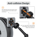 Giraffe Tools 1/4-Inch 60-65 Ft Retractable Pressure Hose Reel with Auto-Rewind