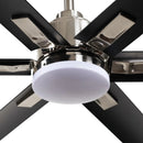 Parrot Uncle 72-Inch Bankston Modern DC Motor Downrod Mount Reversible Ceiling Fan with Lighting and Remote Control