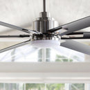 Parrot Uncle 72-Inch Bankston Modern DC Motor Downrod Mount Reversible Ceiling Fan with Lighting and Remote Control