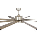 Parrot Uncle 72-Inch Bankston Modern Satin Nickel DC Motor Downrod Mount Ceiling Fan with LED Lighting and Remote Control (F8220110V)