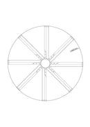Parrot Uncle 72-Inch Bankston Modern Satin Nickel DC Motor Downrod Mount Ceiling Fan with LED Lighting and Remote Control (F8220110V)