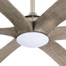 Parrot Uncle 72-Inch Jaydn Farmhouse DC Motor Downrod Mount Reversible Ceiling Fan with Lighting and Remote Control
