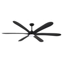 Parrot Uncle 72-Inch Jaydn Farmhouse DC Motor Downrod Mount Reversible Ceiling Fan with Lighting and Remote Control