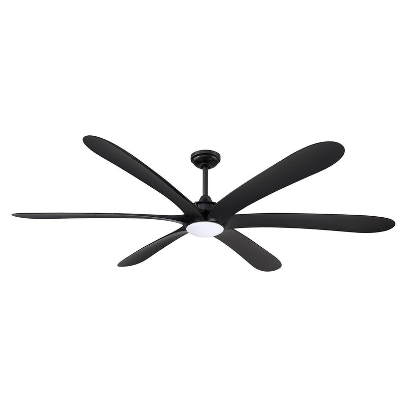 Parrot Uncle 72-Inch Jaydn Farmhouse DC Motor Downrod Mount Reversible Ceiling Fan with Lighting and Remote Control