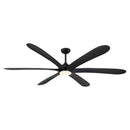 Parrot Uncle 72-Inch Jaydn Farmhouse DC Motor Downrod Mount Reversible Ceiling Fan with Lighting and Remote Control