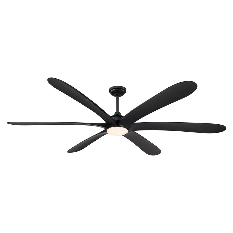 Parrot Uncle 72-Inch Jaydn Farmhouse DC Motor Downrod Mount Reversible Ceiling Fan with Lighting and Remote Control