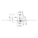 Parrot Uncle 72-Inch Farmhouse DC Motor Brushed Nickel Downrod Mount Reversible Ceiling Fan with Remote Control
