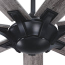 Parrot Uncle 72-Inch Farmhouse DC Motor Brushed Nickel Downrod Mount Reversible Ceiling Fan with Remote Control