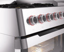 ILVE Panoramagic 48-Inch Freestanding Natural Gas Dual Fuel Range in Stainless Steel (UPM12FDS3SS)