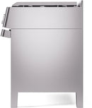 ILVE Panoramagic 48-Inch Freestanding Natural Gas Dual Fuel Range in Stainless Steel (UPM12FDS3SS)