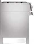 ILVE Panoramagic 48-Inch Freestanding Natural Gas Dual Fuel Range in Stainless Steel (UPM12FDS3SS)
