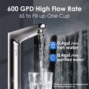 Waterdrop Instant Hot Water Dispenser, Reverse Osmosis System with Smart Display Faucet, White (WD-K6-W)