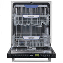 Kostch 24-Inch Top Control Built-In Dishwasher with Third Rack & 45 dBA in Black (KOS-24DWH03M-B)