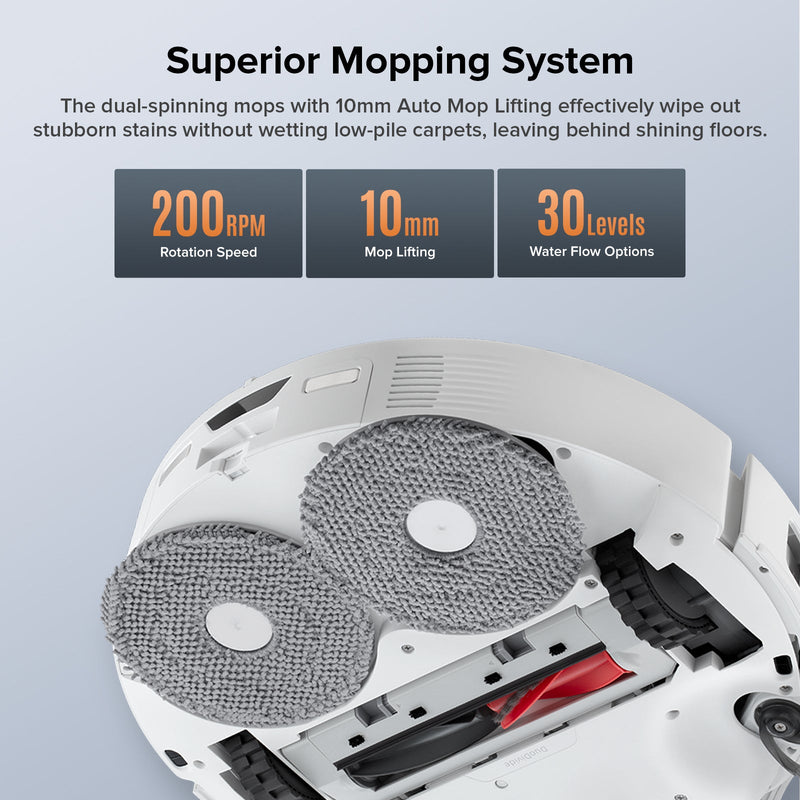 Roborock Qrevo Edge S5A Robot Vacuum with Multifunctional Dock 3.0, 18500 Pa Suction Power