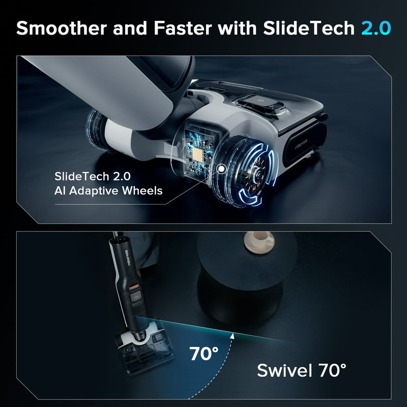 Roborock F25 ACE & F25 ALT Wet and Dry Vacuum Cleaner with 20000 Pa Suction Power and Auto Detergent Dispenser