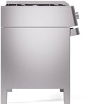 ILVE Panoramagic 36-Inch Freestanding Natural Gas Dual Fuel Range in Stainless Steel (UPM09DFS3SS)