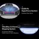 Roborock S8 Max Ultra with  8-in-1 RockDock® Ultra with 10000 Pa Suction Power and VibraRise Mopping System
