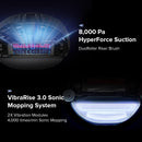 Roborock S8 Max Ultra with  8-in-1 RockDock® Ultra with 10000 Pa Suction Power and VibraRise Mopping System