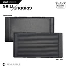 Kucht Signature 48-Inch 6.7 cu ft. Propane Gas Range with Black Door & Rose Gold Accents (KNG481/LP-K-ROSE)