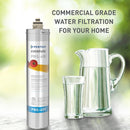 Pentair Everpure PBS-400 Quick-Change Filter Cartridge, For Use In Everpure PBS-400 Drinking Water System, 3,000 Gallon Capacity, 0.5 Micron (EV927086)