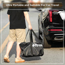 TURBRO Pluto R19-SS Smokeless Outdoor Fire Pit in Stainless Steel with Fast Ignition and Foldable Legs (707-FP-R19SS)