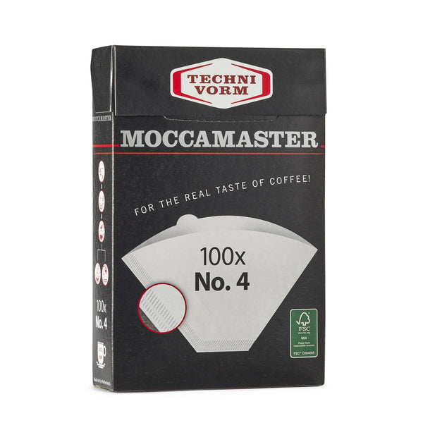 Moccamaster #4 Filters 1L & 1.25L Brewers Box with 100 filters (85022)