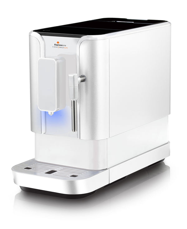 Espressione Concierge Elite Fully Automatic Bean to Cup Espresso Machine in Diamond White (8120DW)