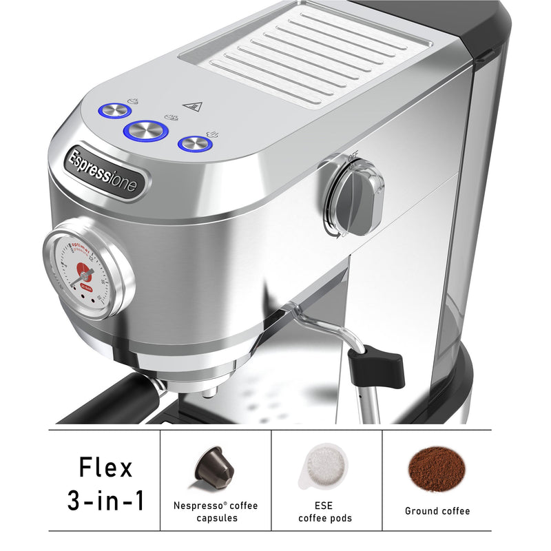 Espressione Flex 3-in-1 Manual Espresso Coffee Machine (ESP2016)