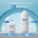 Waterdrop G2 Reverse Osmosis System for Home, Under-Sink 7 Stage Filtration, Tankless Design (WD-G2-W)