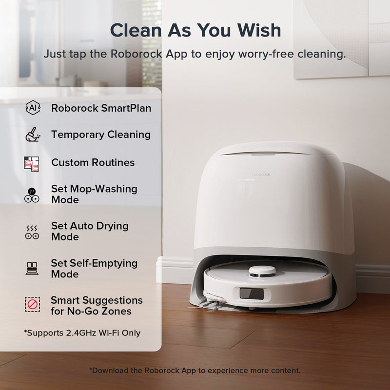 Roborock Qrevo Curv S5X Robot Vacuum 17,000–18,500 Pa with Multifunctional Dock 3.0 (RR-QrevoCurvS5X0-M1)