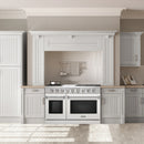 Kostch 48-Inch Gas Range with 6 Burners, Griddle Cooktop & 6.8 Cu. Ft. Convection Oven in White (KOS-48RG03M-W)