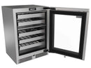 Perlick 24-Inch Luxe Undercounter Dual Zone Wine Reserve with 4.7 Cu. Ft. Capacity, RAPIDCOOL Technology in Panel Ready Glass Door (G5WD24GL)