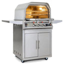 Blaze 26-Inch Propane Gas Outdoor Pizza Oven with Rotisserie and Cart