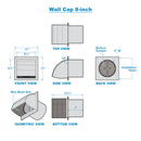 Victory Metal Wall Cap - 8" Duct (8WC)