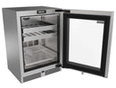 Perlick 24-Inch Luxe Undercounter Beverage Center with 5.0 Cu. Ft. Capacity, RAPIDCOOL Technology in Panel Ready Glass Door (G5BC24GL)