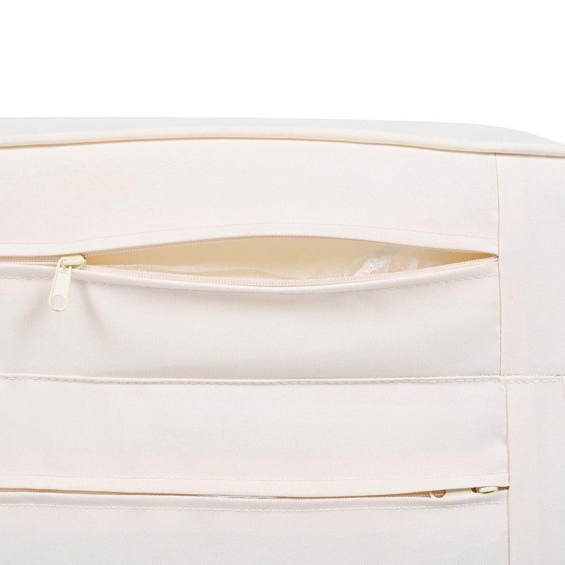 Parrot Uncle Outdoor Lounge Chair, Patio Chaise Lounge with 5-Position Backrest, Rattan Outdoor Lounge Chair with Cushion and Wheels for Poolside, Backyard, Garden