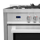Cosmo 4-Piece Appliance Package - 36-Inch Single Oven Gas Range, Under Cabinet Range Hood, Dishwasher and Refrigerator in Stainless Steel (COS-4PKG-209)