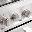 Cosmo 4-Piece Appliance Package - 36-Inch Gas Range, Island Mount Range Hood, Dishwasher and Refrigerator with Water Dispenser in Stainless Steel (COS-4PKG-727)