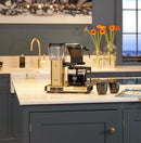 Moccamaster KBGV Select Glass Carafe 10-Cup Coffee Maker in Brushed Gold with Volume Selector Switch, Automatic Drip-Stop & Auto-off 100 minutes, 40 Ounce, 1.25L (53936)