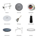 Arteflame XL 30" Grill with Multi-Zone Cooking Surface and Carbon Steel Cooktop - One Series