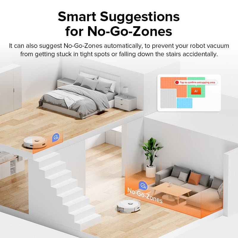 Roborock Q8 Max Robot Vacuum with 5500 Suction Power, & Mop with DuoRoller Brush system