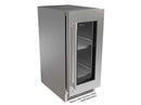 Perlick 15-Inch Luxe Undercounter Refrigerator with 2.8 Cu. Ft. Capacity, RAPIDCOOL Technology in Panel Ready Glass Door (G5RE15GL)