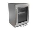 Perlick 24-Inch Undercounter Beverage Center with 5.0 Cu. Ft. Capacity, RAPIDCOOL Technology in Panel Ready Glass Door (G5BC24GC)