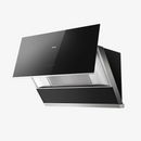 ROBAM R-Max 30-Inch 850 CFM Wall Mount Range Hood in Black Tempered Glass + Wash-Free Baffle Filter (A6720)