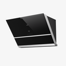 ROBAM R-Max 30-Inch 1050 CFM Pro Suction & Slant Vent Range Hood in Black Tempered Glass (A672)
