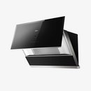 ROBAM R-Max 30-Inch 1050 CFM Pro Suction & Slant Vent Range Hood in Black Tempered Glass (A672)