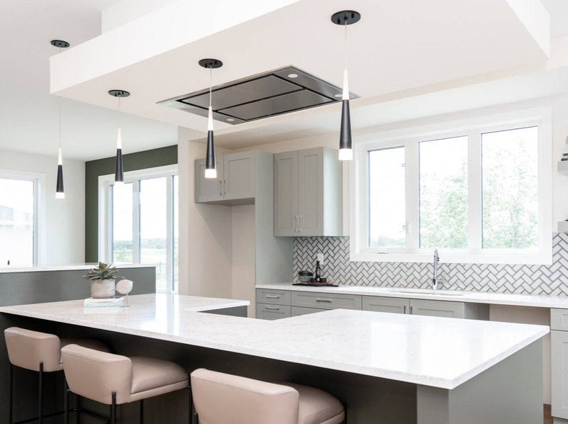 Victory Sky 600 CFM Recessed Ceiling Mount Range Hood in Stainless Steel (SKY)