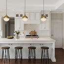 Parrot Uncle Aaron 12-Inch 2-Light Gold Dimmable Island Pendant Light (AA401G)